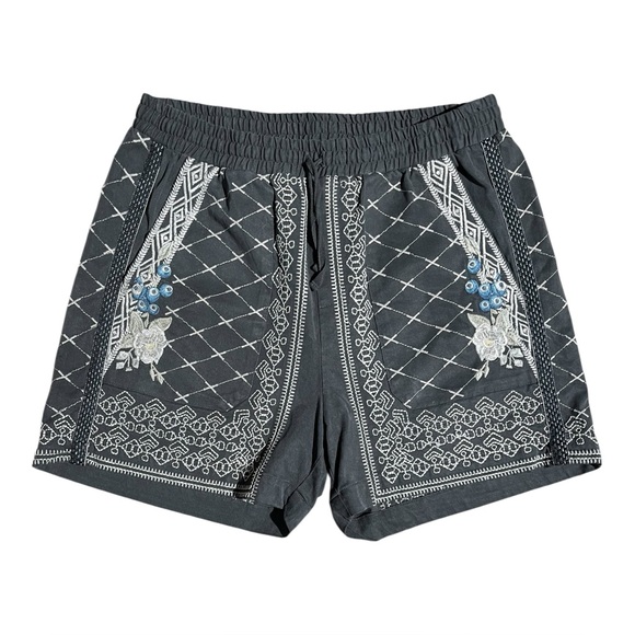 Johnny Was x Pete & Greta Embroidered Shorts